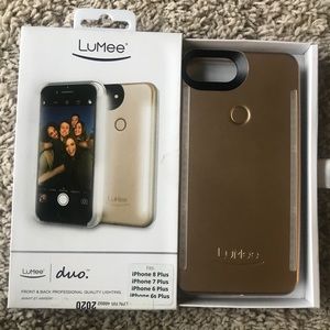 LuMee Duo Gold iPhone Case